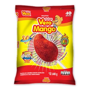 Paletas Vero Mango - Bolsa 40 Und