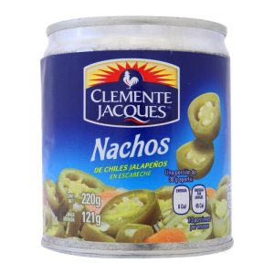 Chiles Jalapeños Nachos 220g - Clemente Jacques.