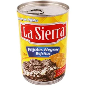 Frijol Negro Refrito 430g - La Sierra (Lata)