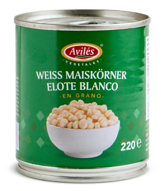 Elote Blanco 220g Avilés