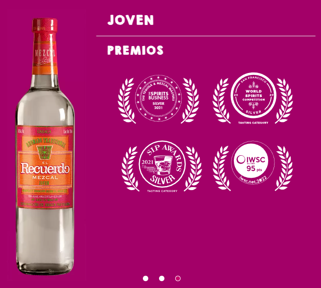 Mezcal 700ml El Recuerdo - Imagen 2