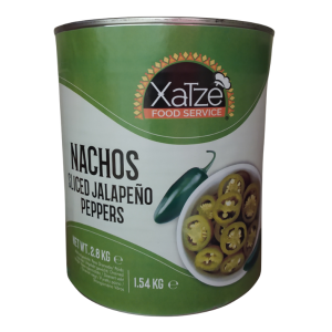 Chiles Jalapeños Nachos 2.8 kg Xatzé