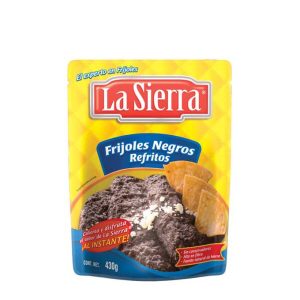 Frijol Negro Refrito 430g - La Sierra (Bolsa)