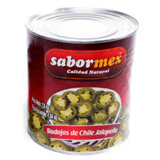Chiles Jalapeños Nachos 800g - Sabormex