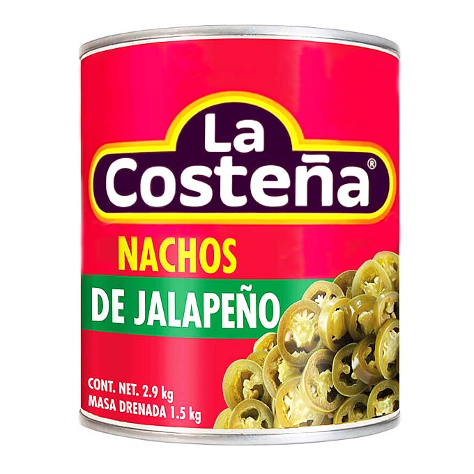 Chiles Jalapeños Nachos 2,8Kg - La Costeña