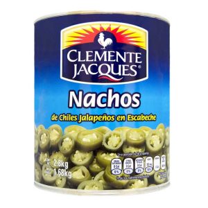 Chiles Jalapeños Nachos 2,8 Kg - Clemente Jacques.