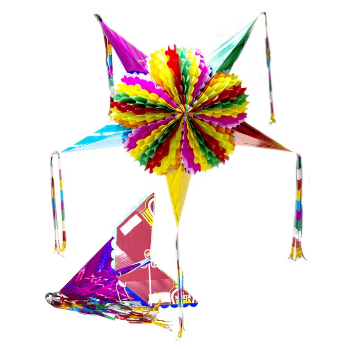 Piñata estrella (montable)