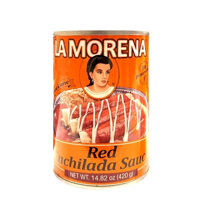 Salsa para enchiladas rojas 420gr La Morena