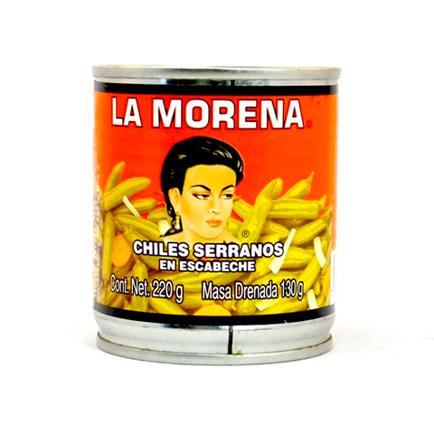 Chiles Serranos 210g - La Morena