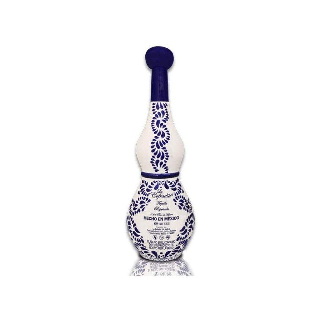 Tequila Cofradía Torre De Picos Cerámica Reposado 70cl