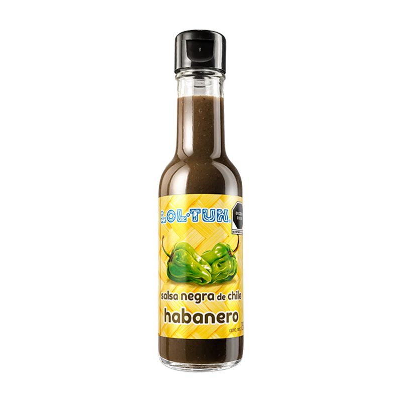 Salsa Negra de Chile Habanero Lol-Tun 150 ml