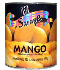 Mango en Almibar - El Sarape 820gr