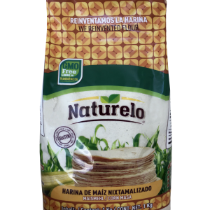 Harina de Maíz Blanca Nixtamalizada 1kg  Naturelo