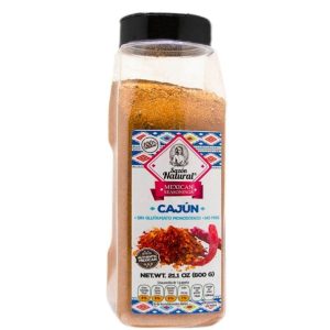 Sazonador Cajún, 600gr -Sazón Natural.