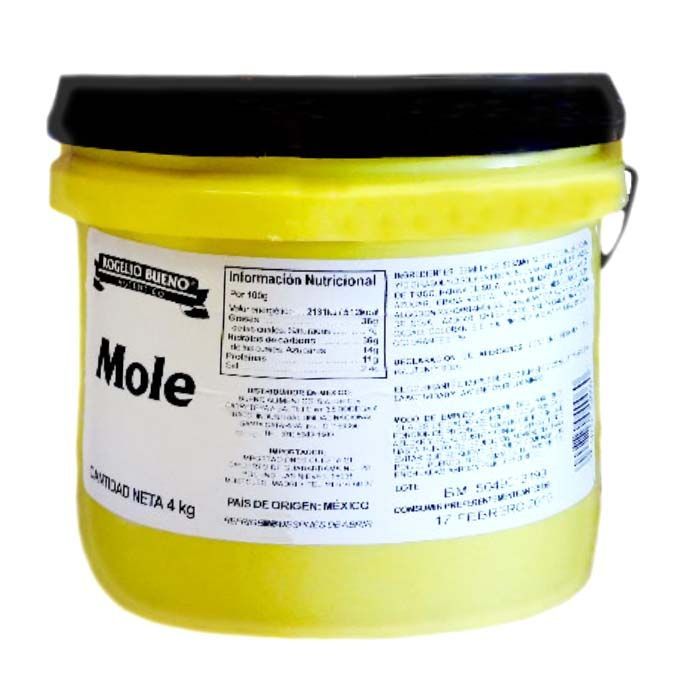 Mole Rojo en Pasta 4Kg Rogelio Bueno