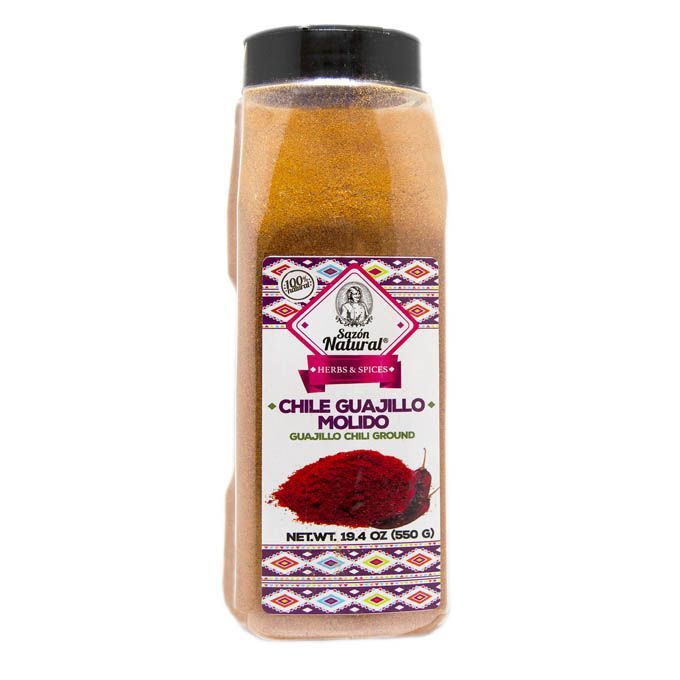 Chile Guajillo Molido 550g Sazón Natural