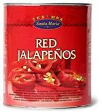 JALAPEÑOS ROJOS EN RODAJAS 2.8KG.
